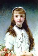 Charles Joshua Chaplin Portrait of a young girl